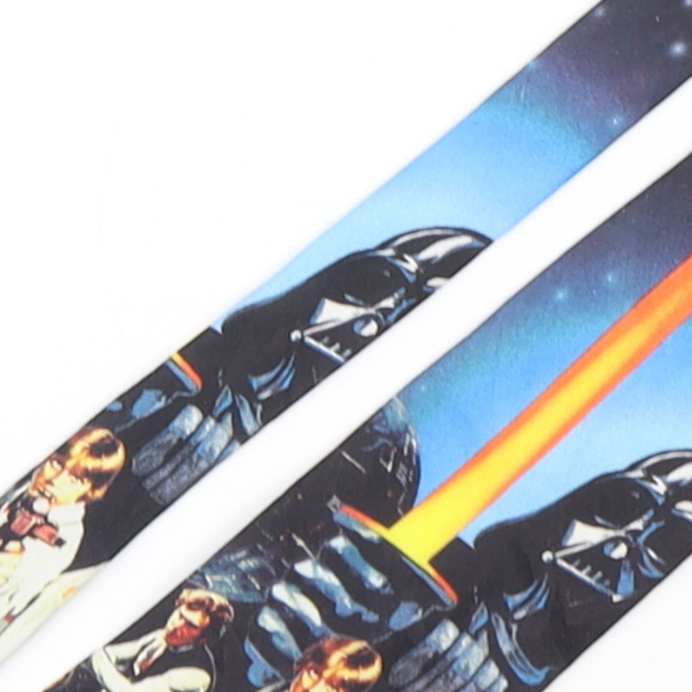 Ralph Marlin  Mens Multicoloured Geometric Polyester Pointed Tie One Size - Star Wars