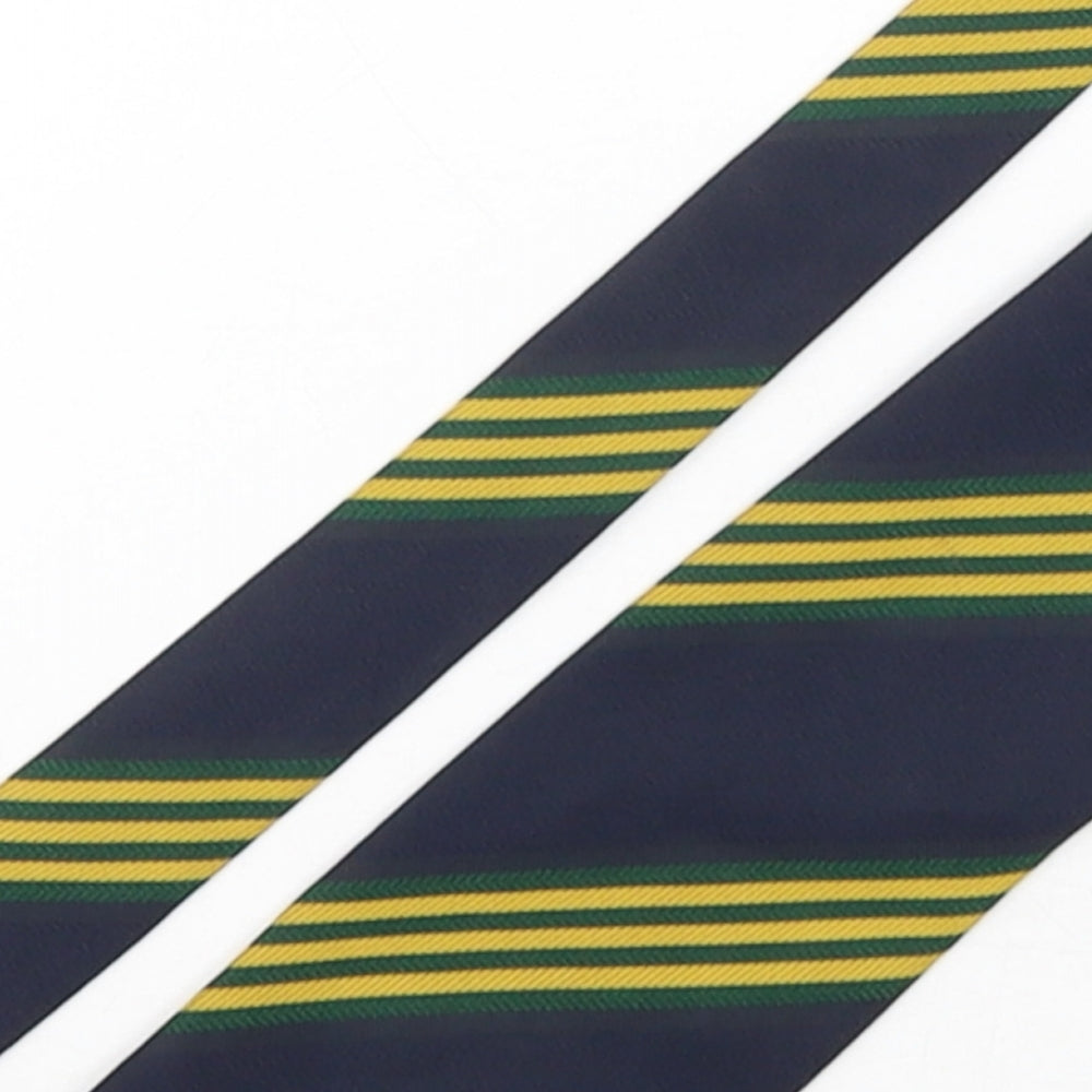 Manchester United Mens Multicoloured Striped Polyester Pointed Tie One Size