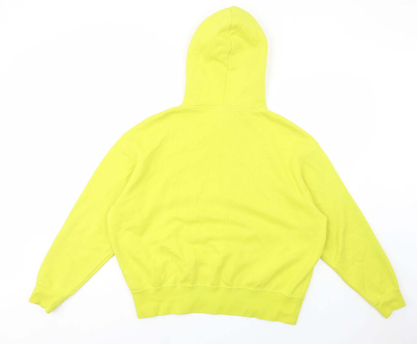 Nike Womens Green  Cotton Pullover Hoodie Size S  Pullover