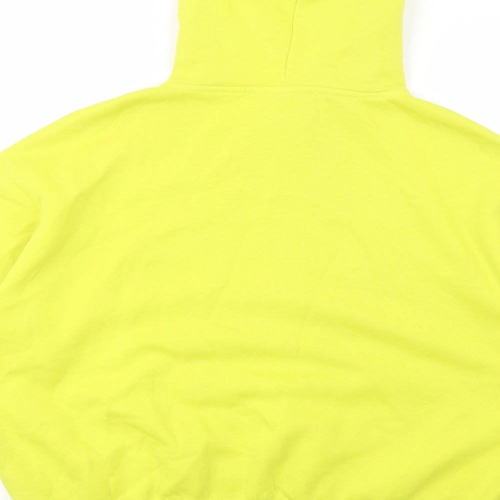 Nike Womens Green  Cotton Pullover Hoodie Size S  Pullover