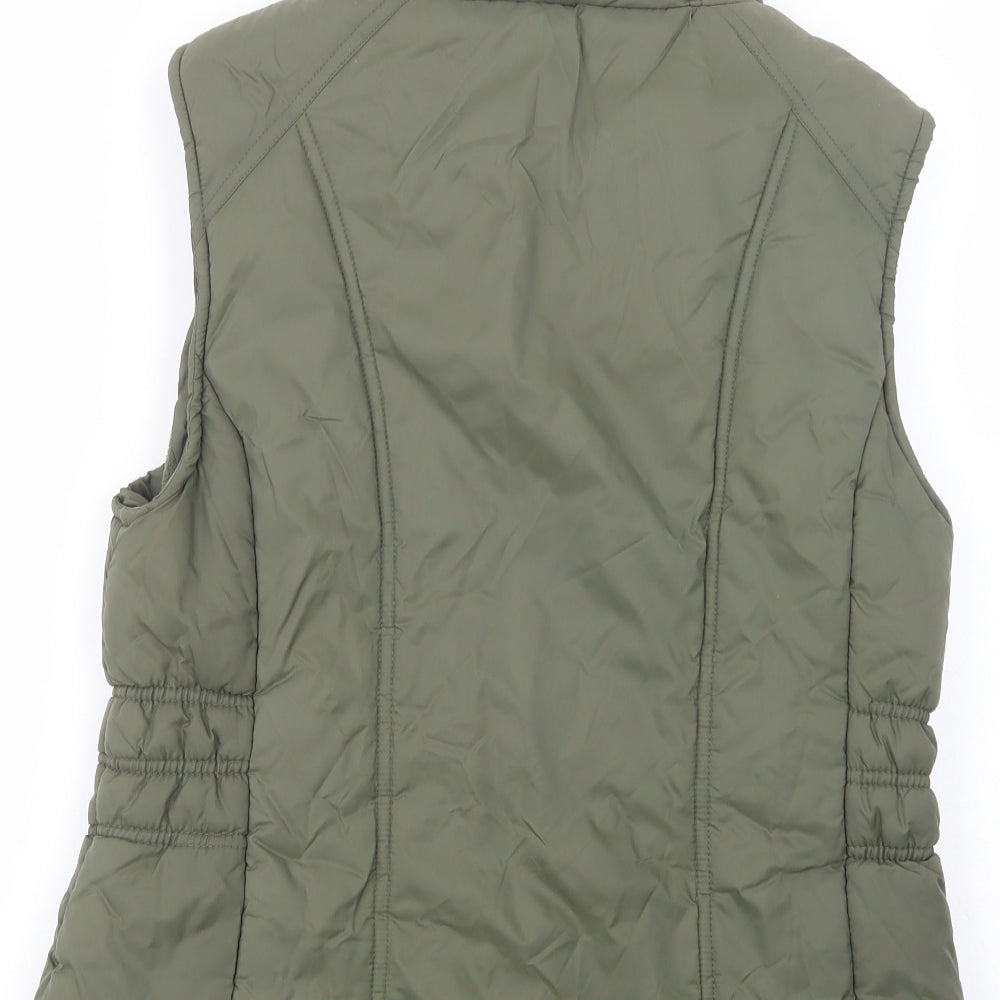 Dunnes Stores Womens Green Gilet Waistcoat Size 16 Zip – Preworn