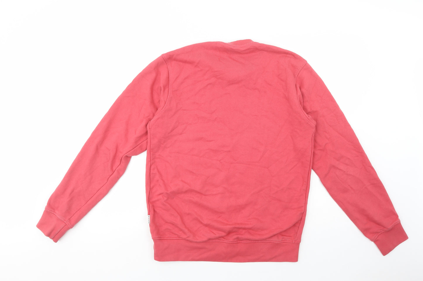 NICCE Mens Pink  Cotton Pullover Sweatshirt Size S