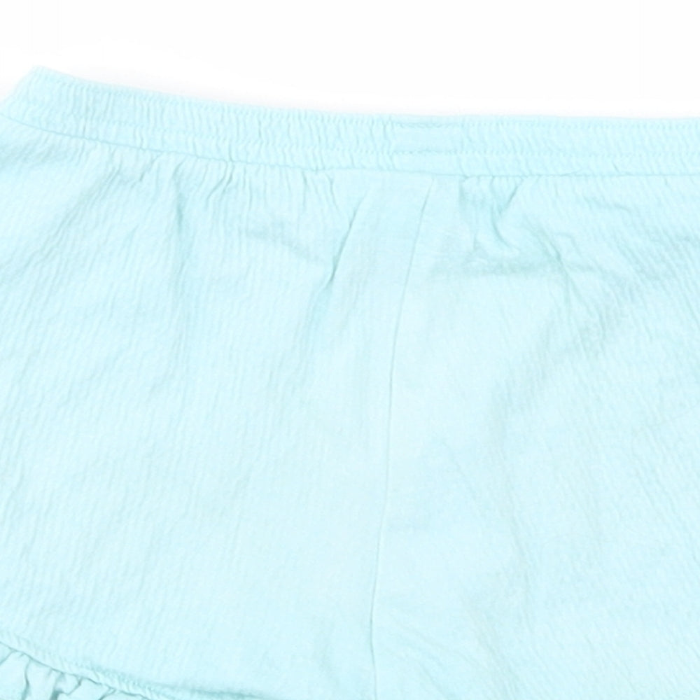 F&F Girls Blue  Cotton Bermuda Shorts Size 3-4 Years  Regular