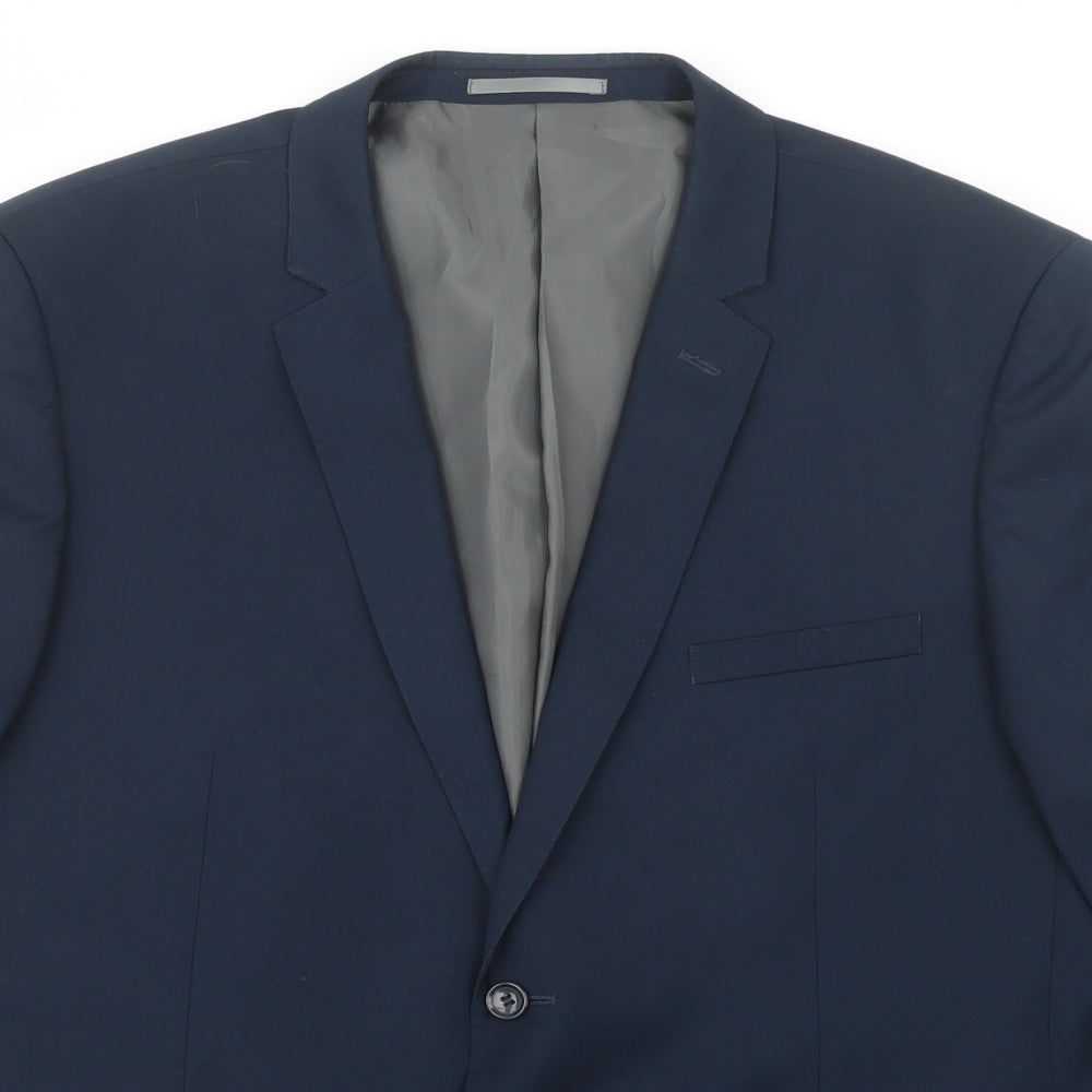 Jack Reid Mens Blue   Jacket Blazer Size 48  Button