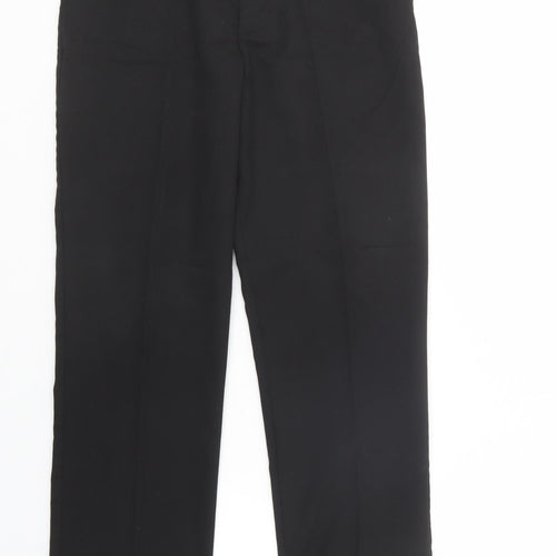 George Girls Black  Polyester Dress Pants Trousers Size 13-14 Years  Regular Button - School Wear