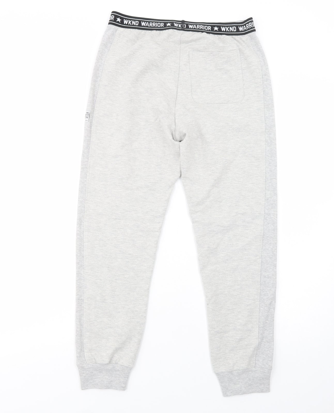 Marks and Spencer Girls Grey  Cotton Jogger Trousers Size 12-13 Years  Regular