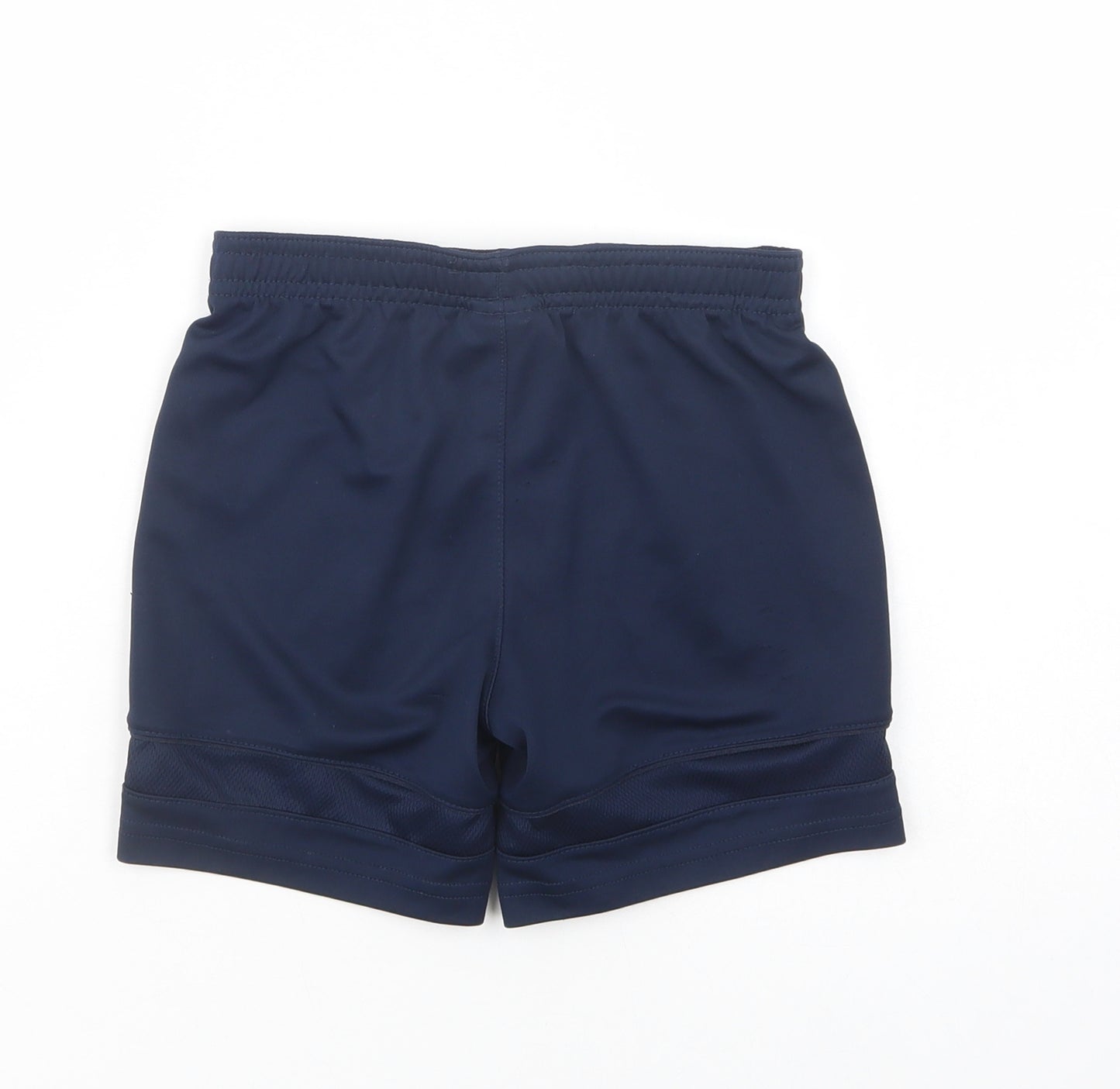 Nike Boys Blue  Polyester Sweat Shorts Size 6-7 Years  Regular Drawstring