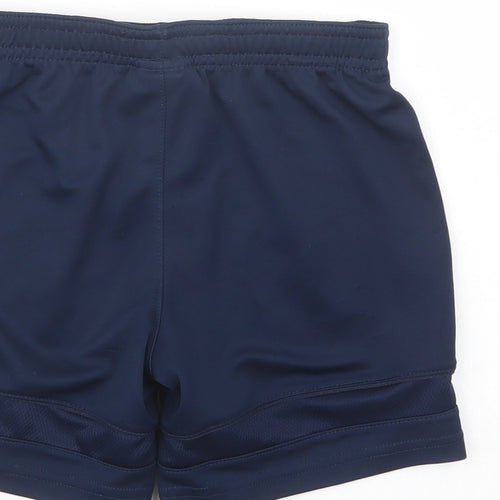 Nike Boys Blue  Polyester Sweat Shorts Size 6-7 Years  Regular Drawstring