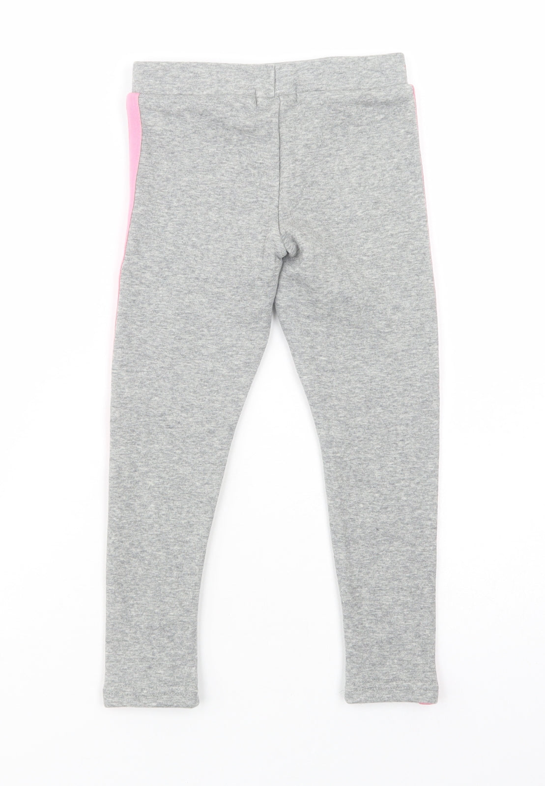 Primark Girls Grey  Polyester Jogger Trousers Size 5-6 Years  Regular  - Leggings