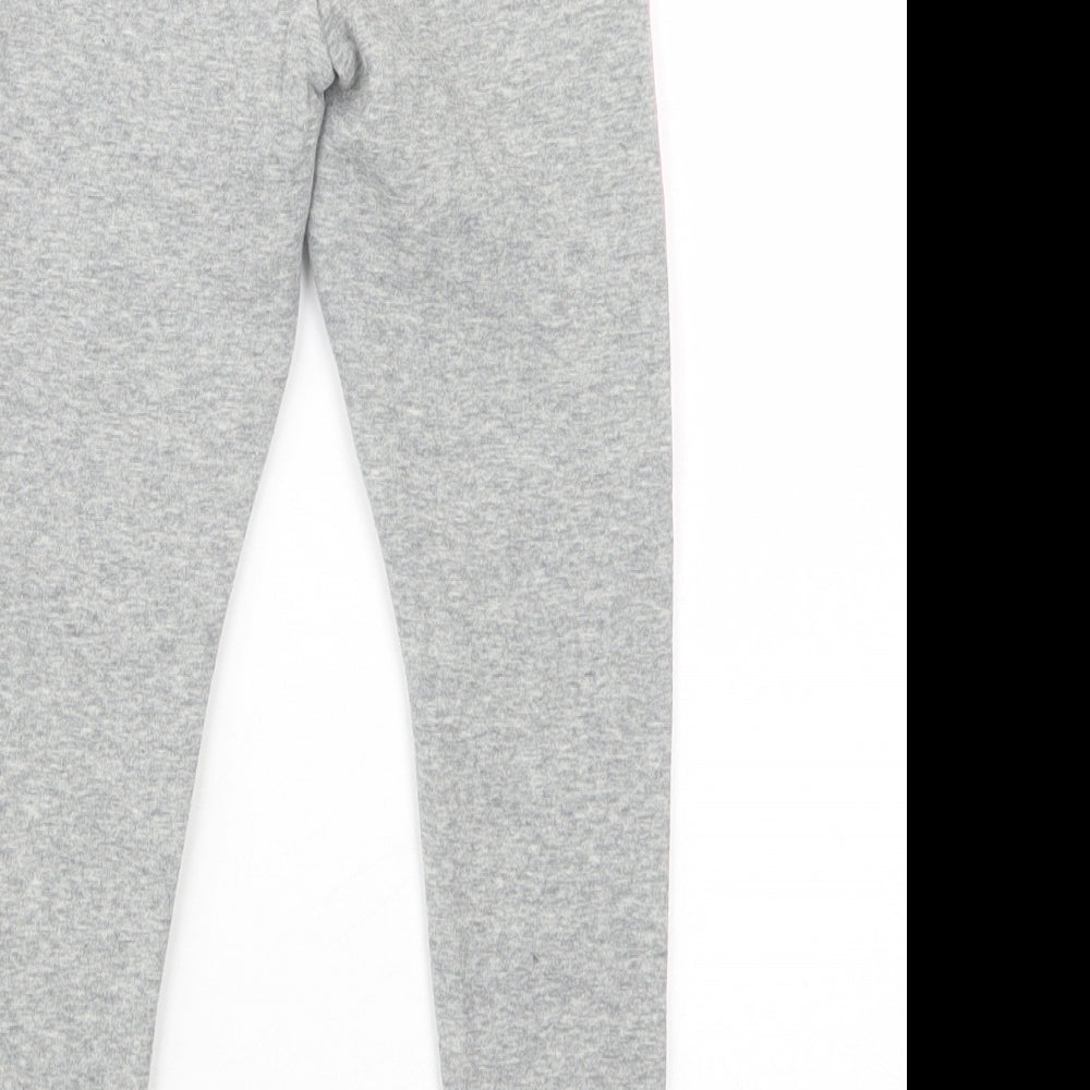 Primark Girls Grey  Polyester Jogger Trousers Size 5-6 Years  Regular  - Leggings