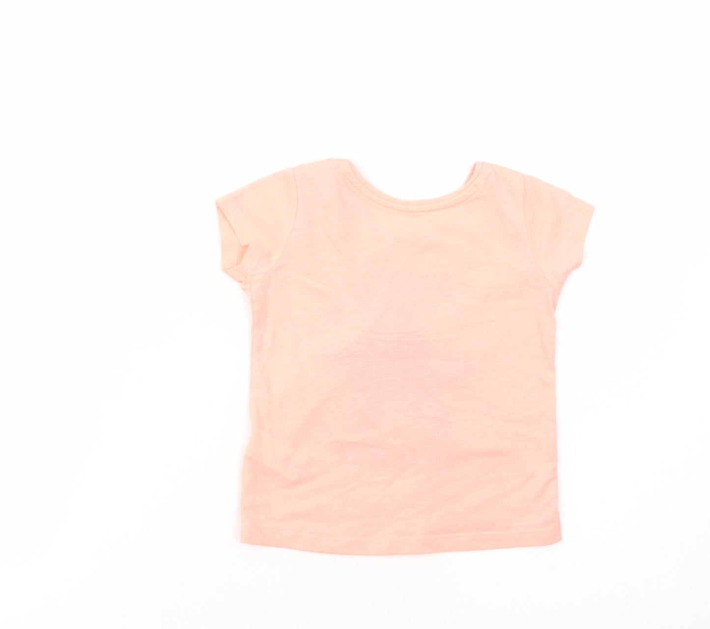 Primark Girls Pink  Polyester Pullover T-Shirt Size 2-3 Years Crew Neck Pullover - Daddy's Superstar