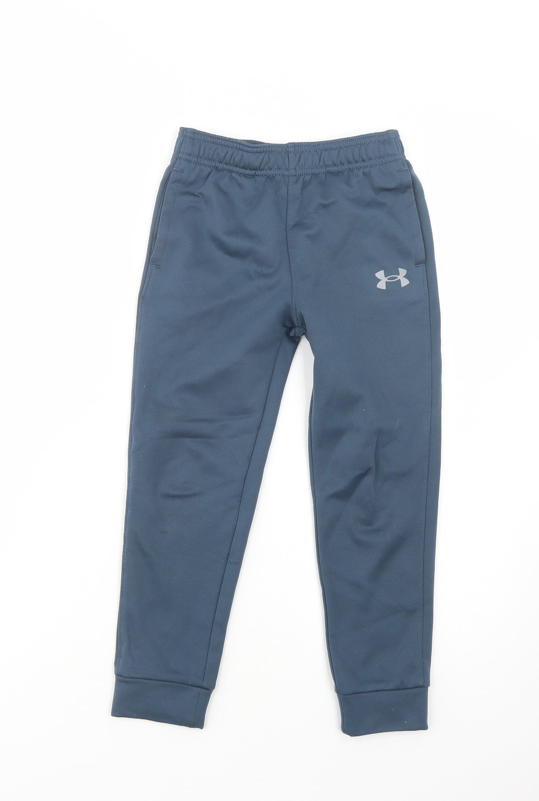 Under armour Boys Blue  Polyester Jogger Trousers Size 5-6 Years  Regular