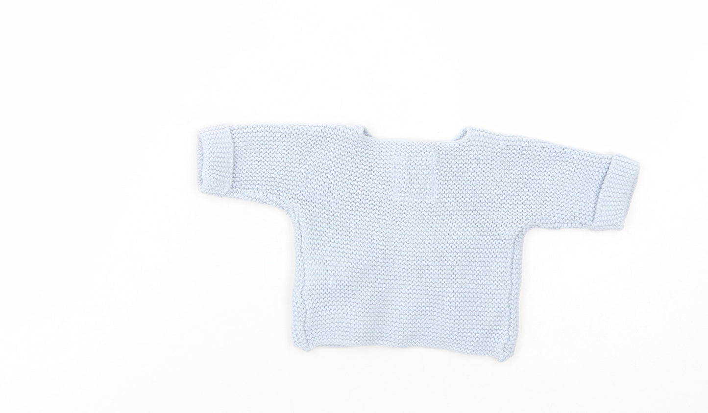 F&F Baby Blue  Cotton Cardigan Jumper Size 0-3 Months  Button