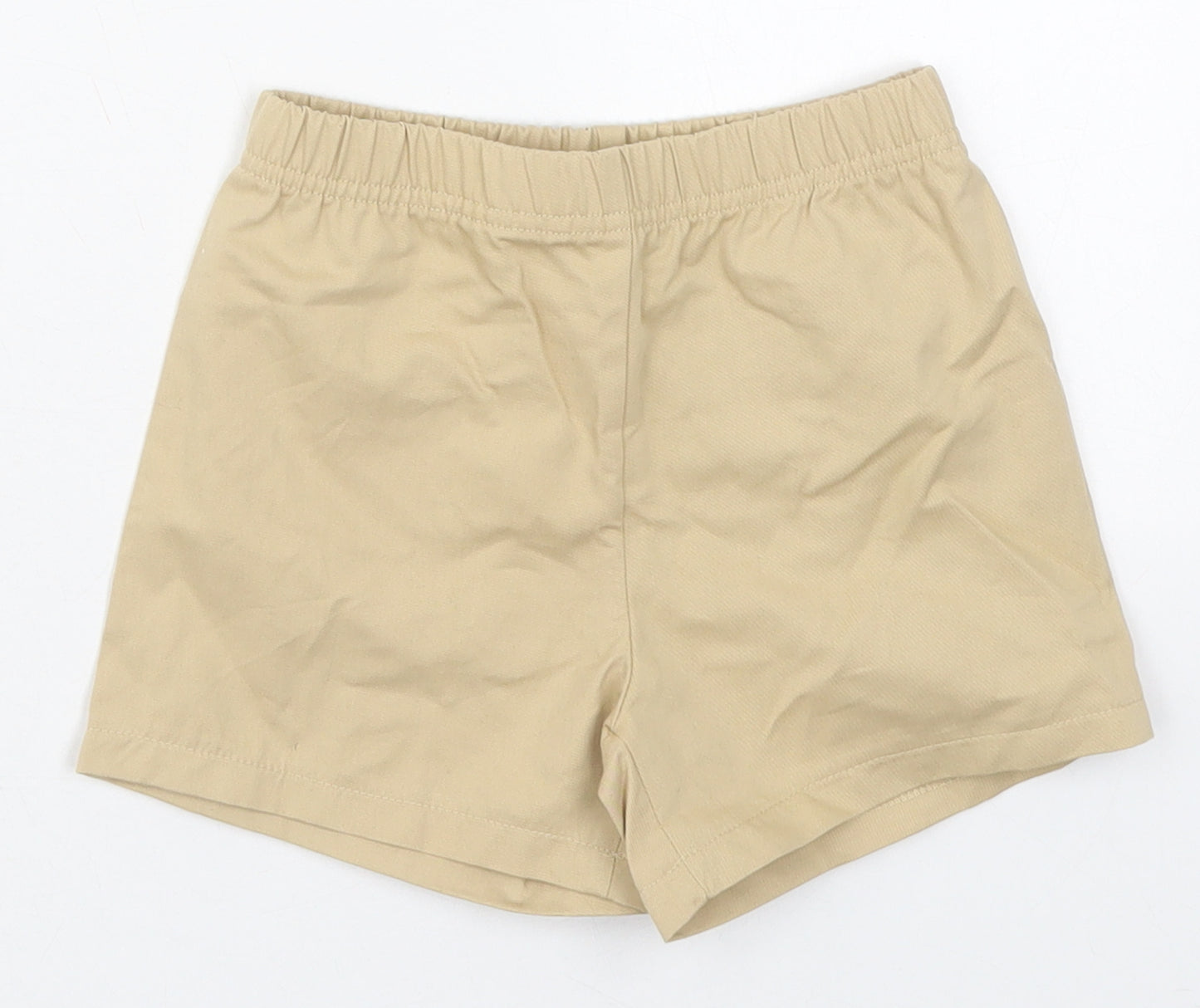 Preworn Baby Beige  Cotton Cropped Trousers Size 18-24 Months