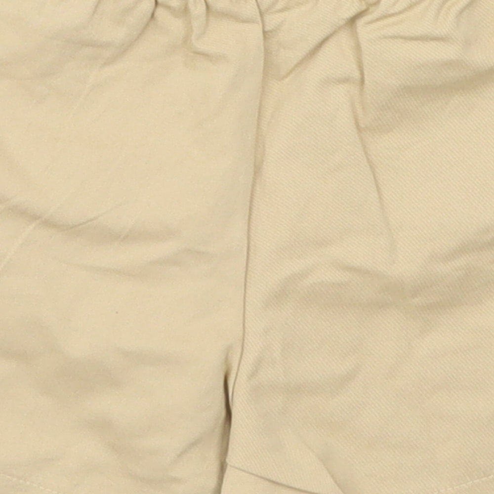 Preworn Baby Beige  Cotton Cropped Trousers Size 18-24 Months