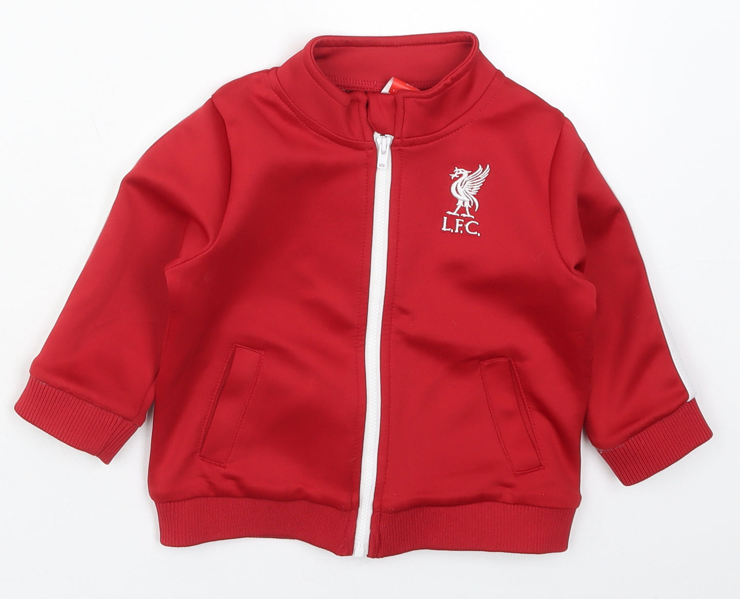 LFC Boys Red   Jacket  Size 12-18 Months   Zip - LFC
