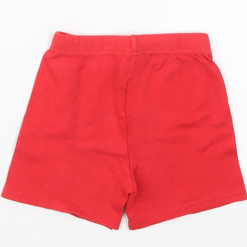 LFC Boys Red  Cotton Sweatpants Trousers Size 12-18 Months   - LFC Sweat Shorts