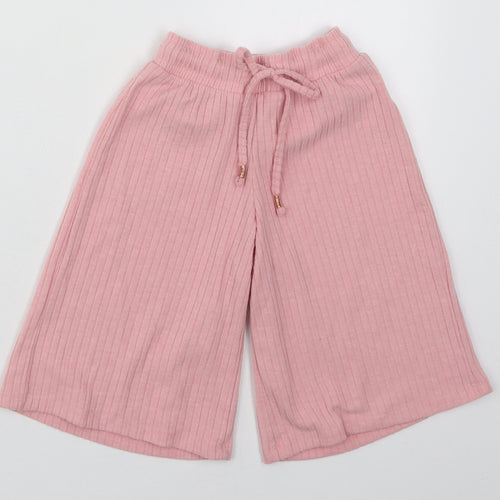 K-D Girls Pink  Polyester Sweatpants Trousers Size 2 Years  Regular Drawstring