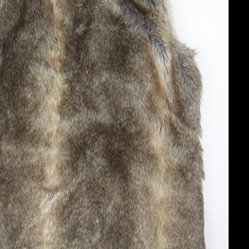 New Look Womens Brown   Gilet Jacket Size 12