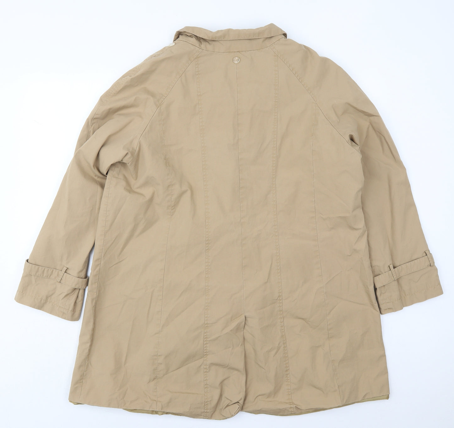 Gerard Womens Beige   Overcoat Coat Size 22  Zip
