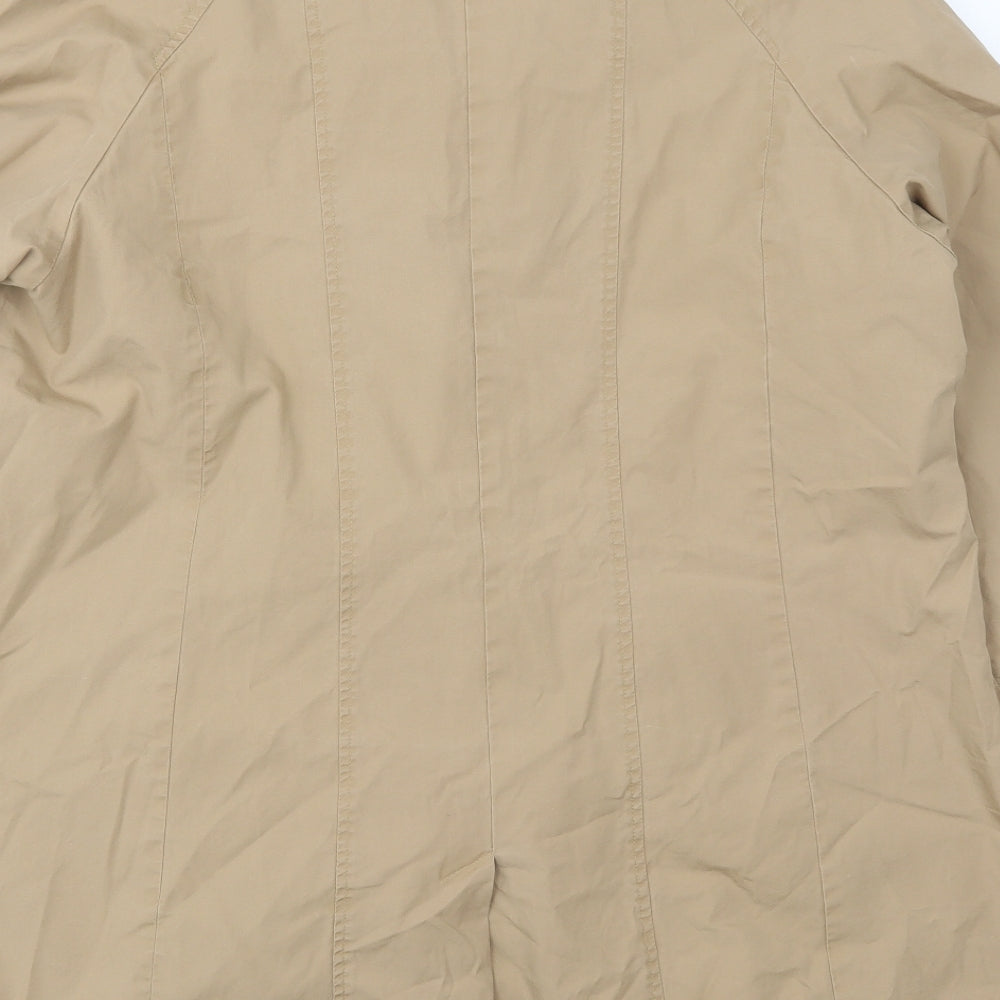 Gerard Womens Beige   Overcoat Coat Size 22  Zip