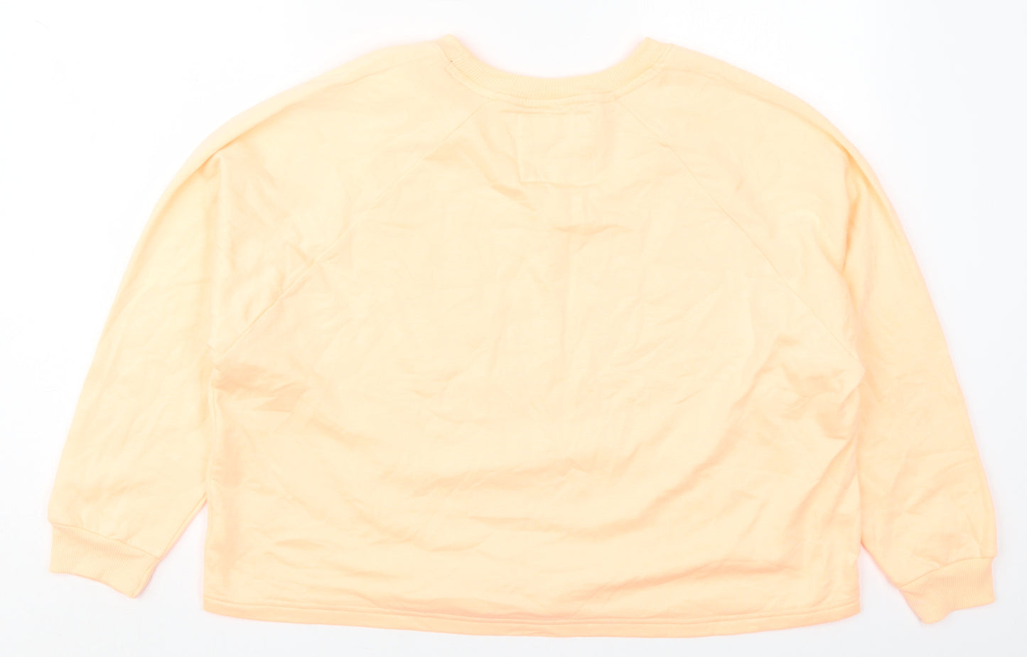 Primark Womens Orange  Polyester Pullover Sweatshirt Size 12  Pullover - Central Perk