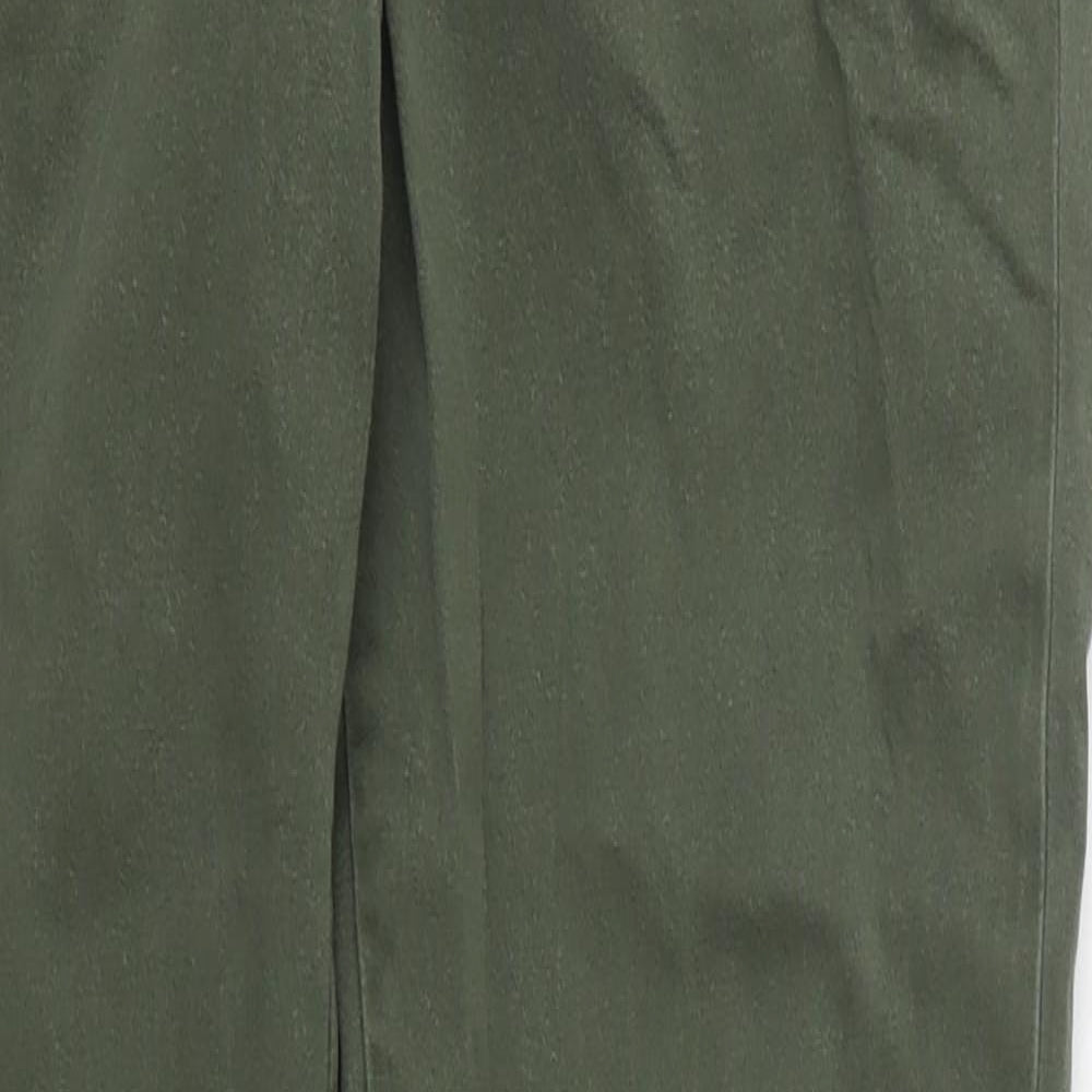 JACK & JONES Mens Green  Cotton Trousers  Size 30 L31 in Slim Button