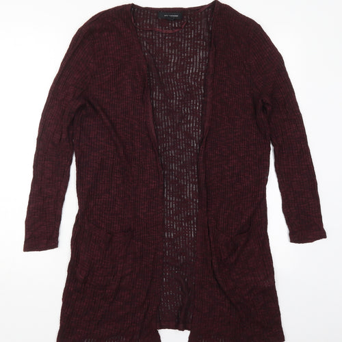 Atmosphere Womens Purple V-Neck  Viscose Cardigan Jumper Size 10