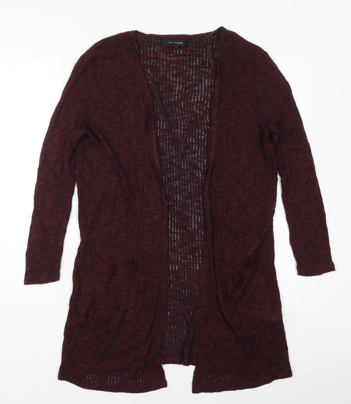 Atmosphere Womens Purple V-Neck  Viscose Cardigan Jumper Size 10