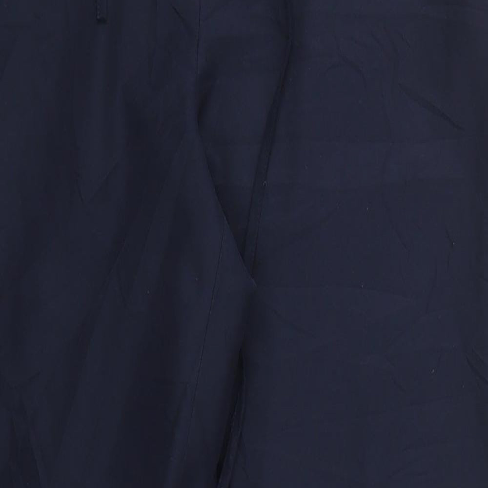 Maine Womens Blue  Polyester Trousers  Size 14 L29 in Regular Button
