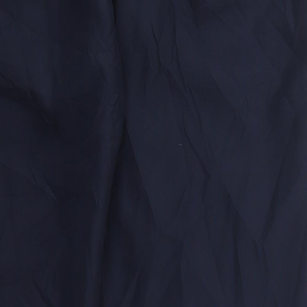 Maine Womens Blue  Polyester Trousers  Size 14 L29 in Regular Button