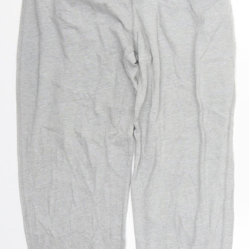 NEXT Womens Grey  Cotton Sweatpants Trousers Size 10 L28 in Regular