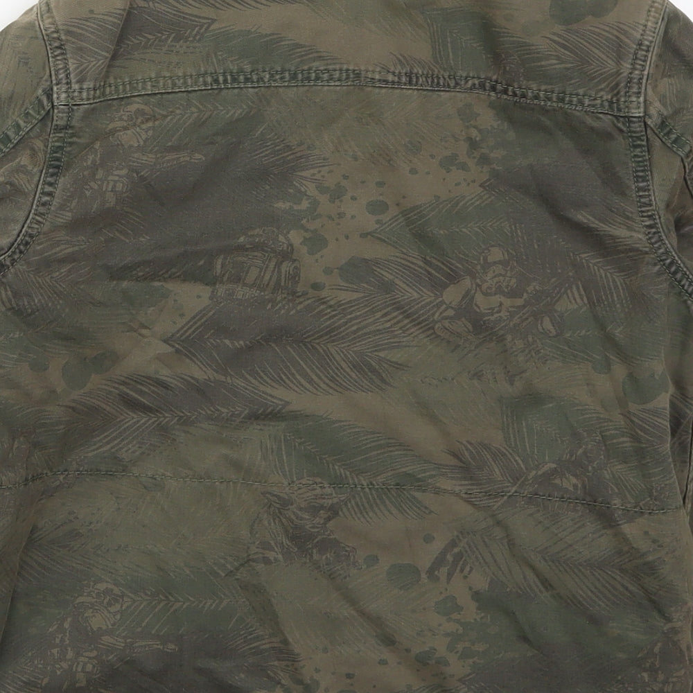 Courage & Kind Boys Green   Jacket  Size 9-10 Years  Button - Star Wars