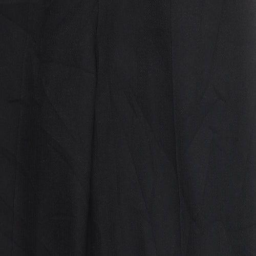 Marks and Spencer Womens Black  Polyester Trousers  Size 10 L27 in Regular