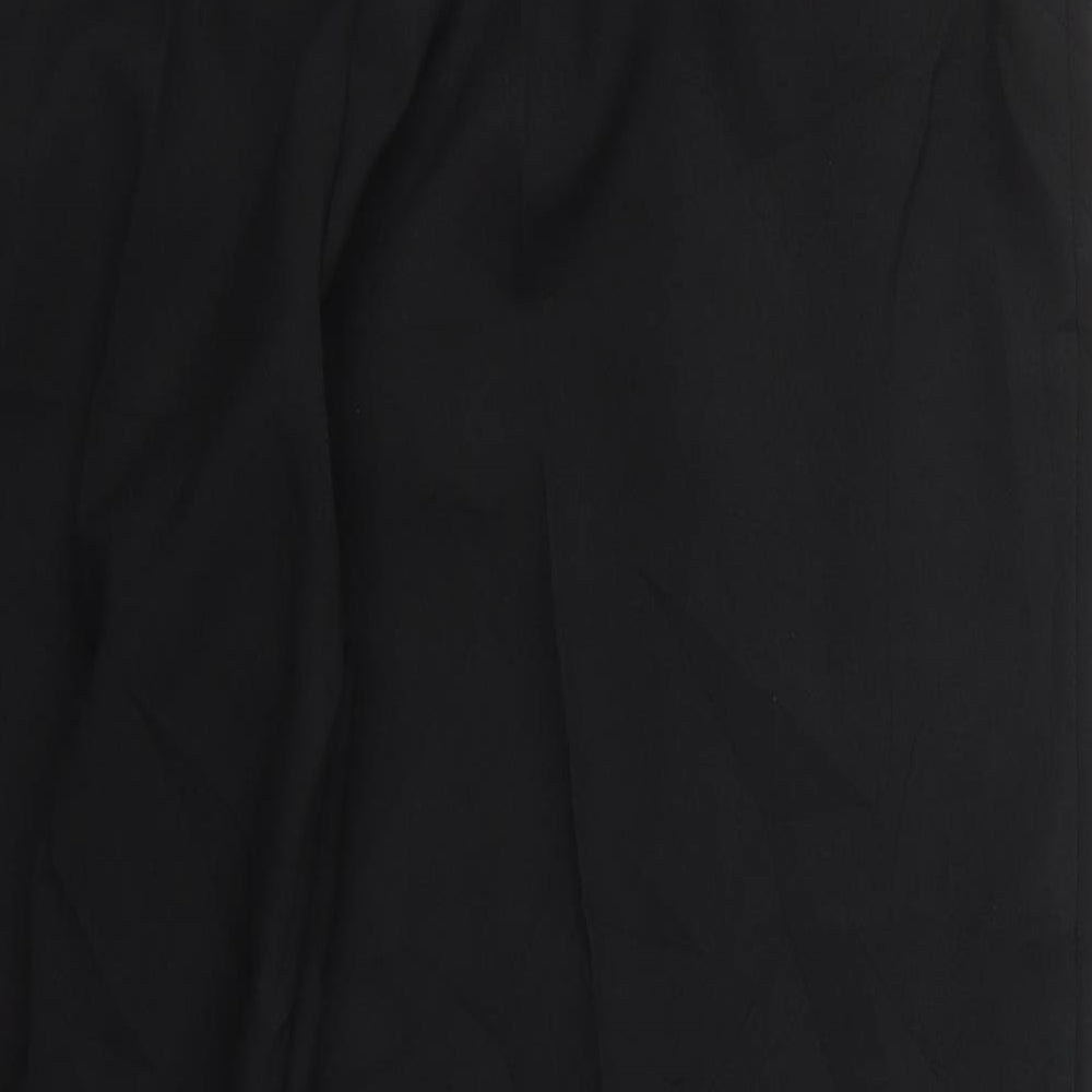 George Womens Black  Polyester Trousers  Size 22 L31 in Regular Hook & Eye