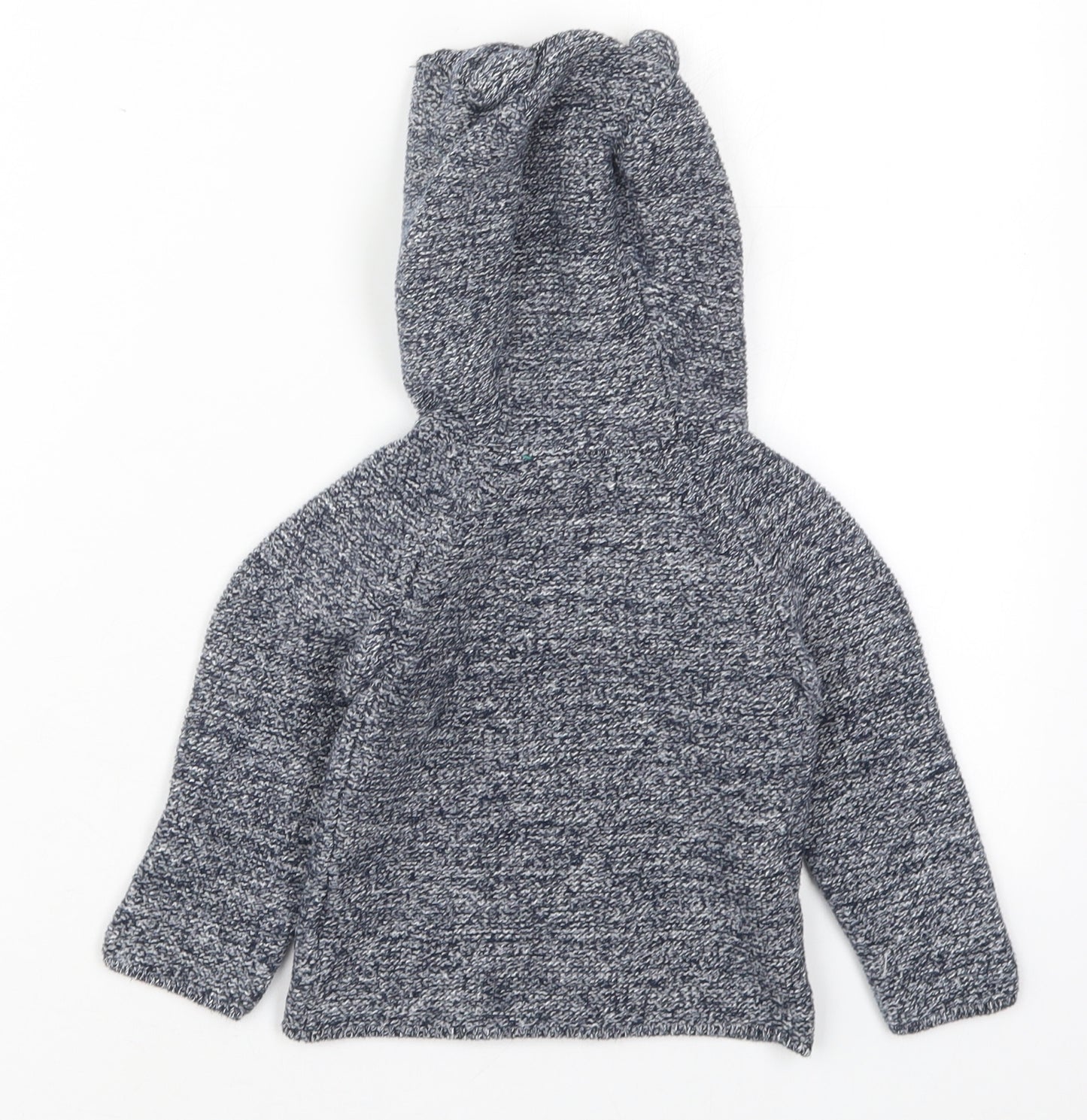 Primark Boys Blue  Cotton Cardigan Jumper Size 12-18 Months  Button