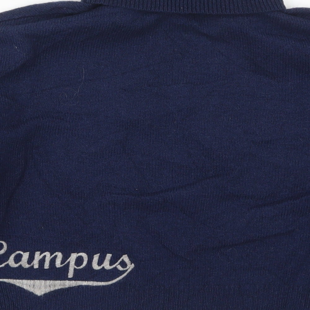 Marc O'Polo Womens Blue Roll Neck  Wool Pullover Jumper Size XS   - Campus