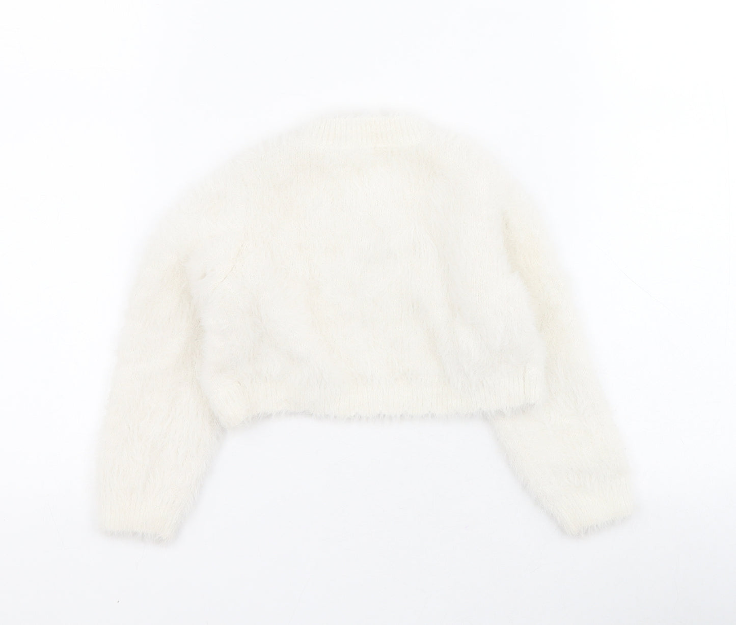 NEXT Baby White  Nylon Cardigan Jumper Size 18-24 Months  Button