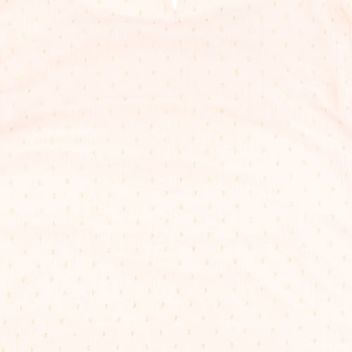 Dorothy Perkins Womens Pink  Polyester Basic  Size 18 Round Neck