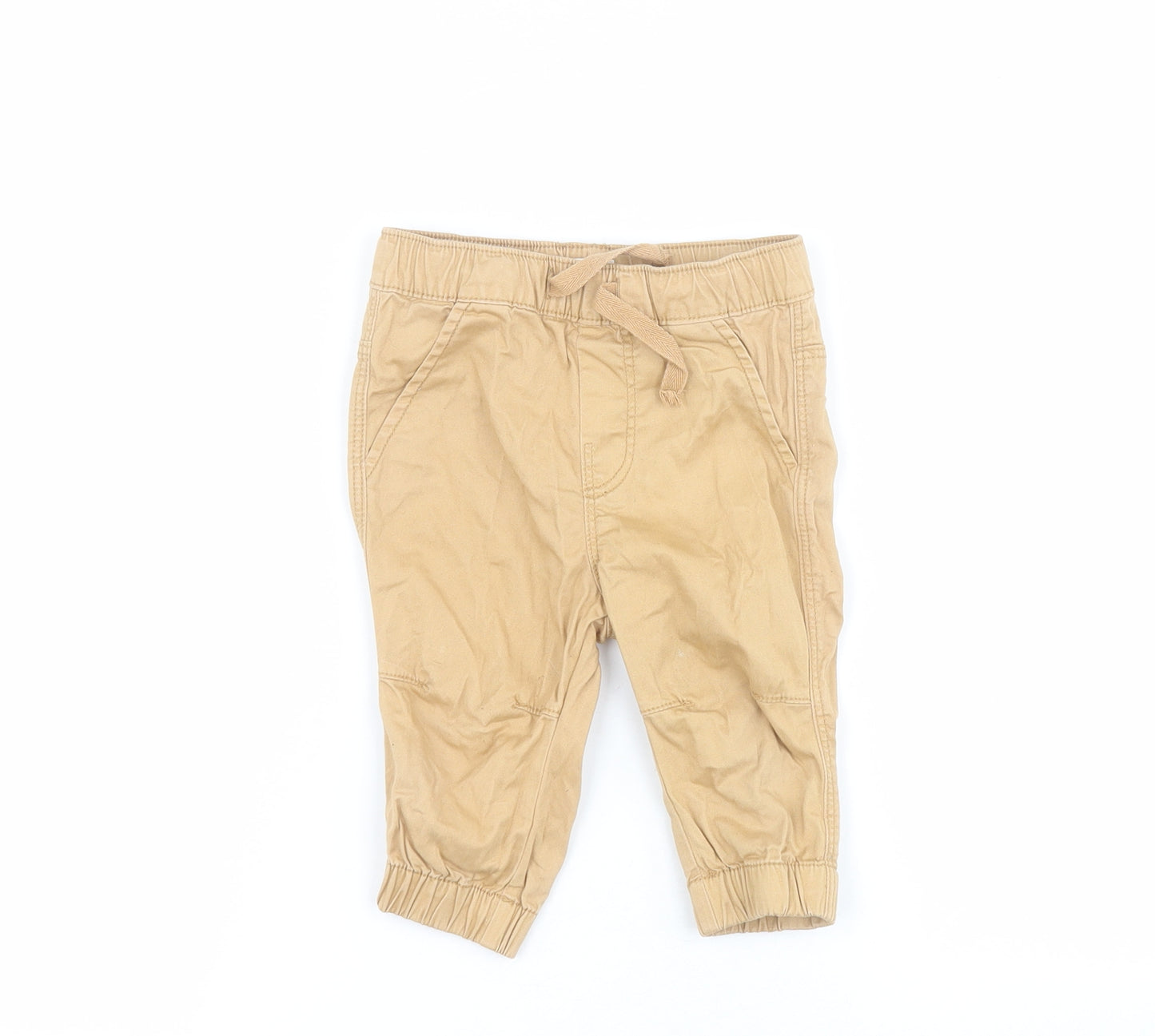 H&M Baby Brown  Cotton Cargo Leggings Size 9-12 Months  Pullover