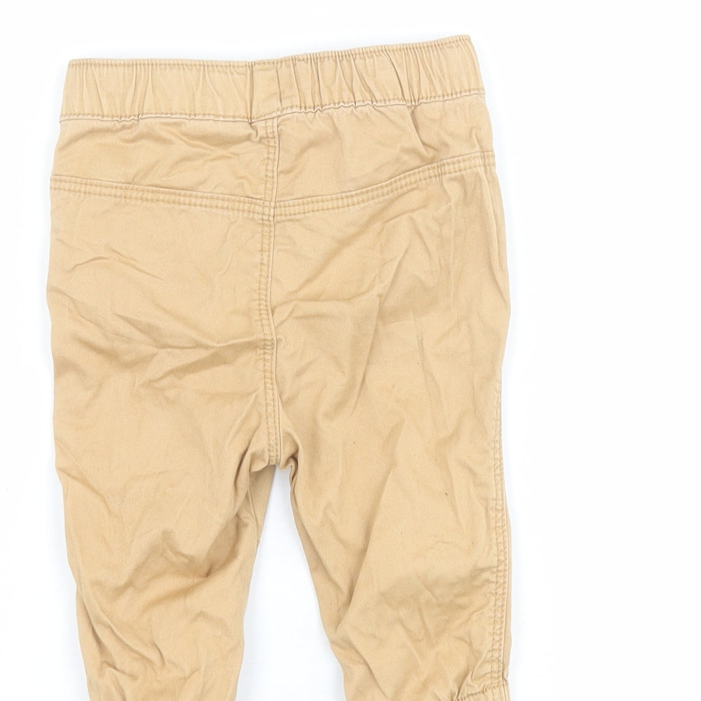 H&M Baby Brown  Cotton Cargo Leggings Size 9-12 Months  Pullover