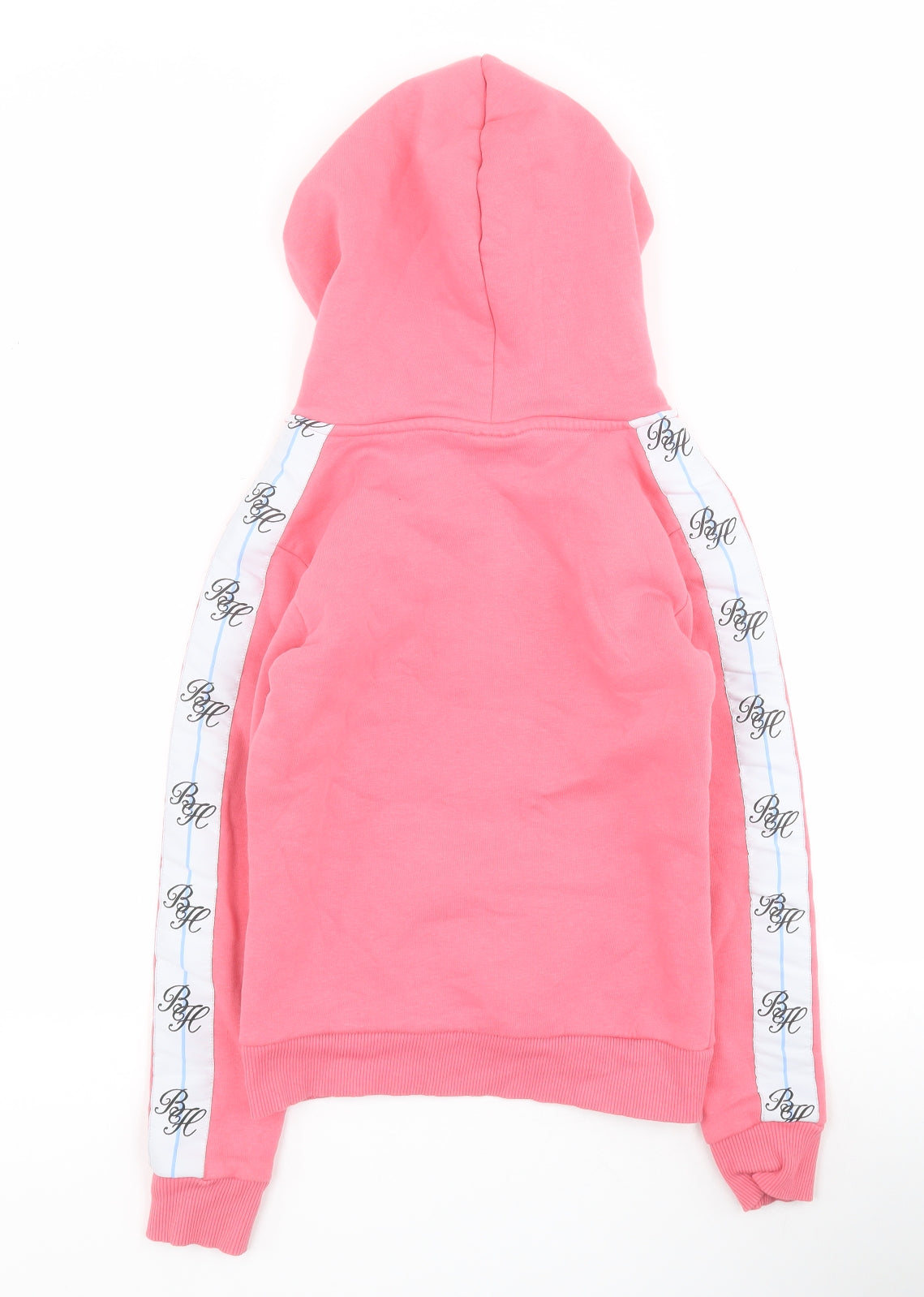 Beck & Hershey Girls Pink  Cotton Pullover Hoodie Size 10-11 Years  Pullover