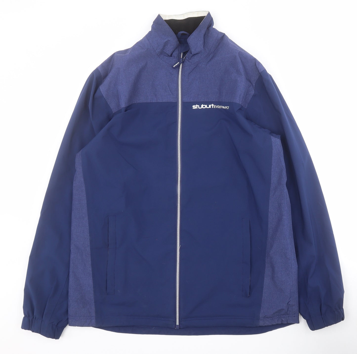 Stuburt Mens Blue   Rain Coat Coat Size M  Zip