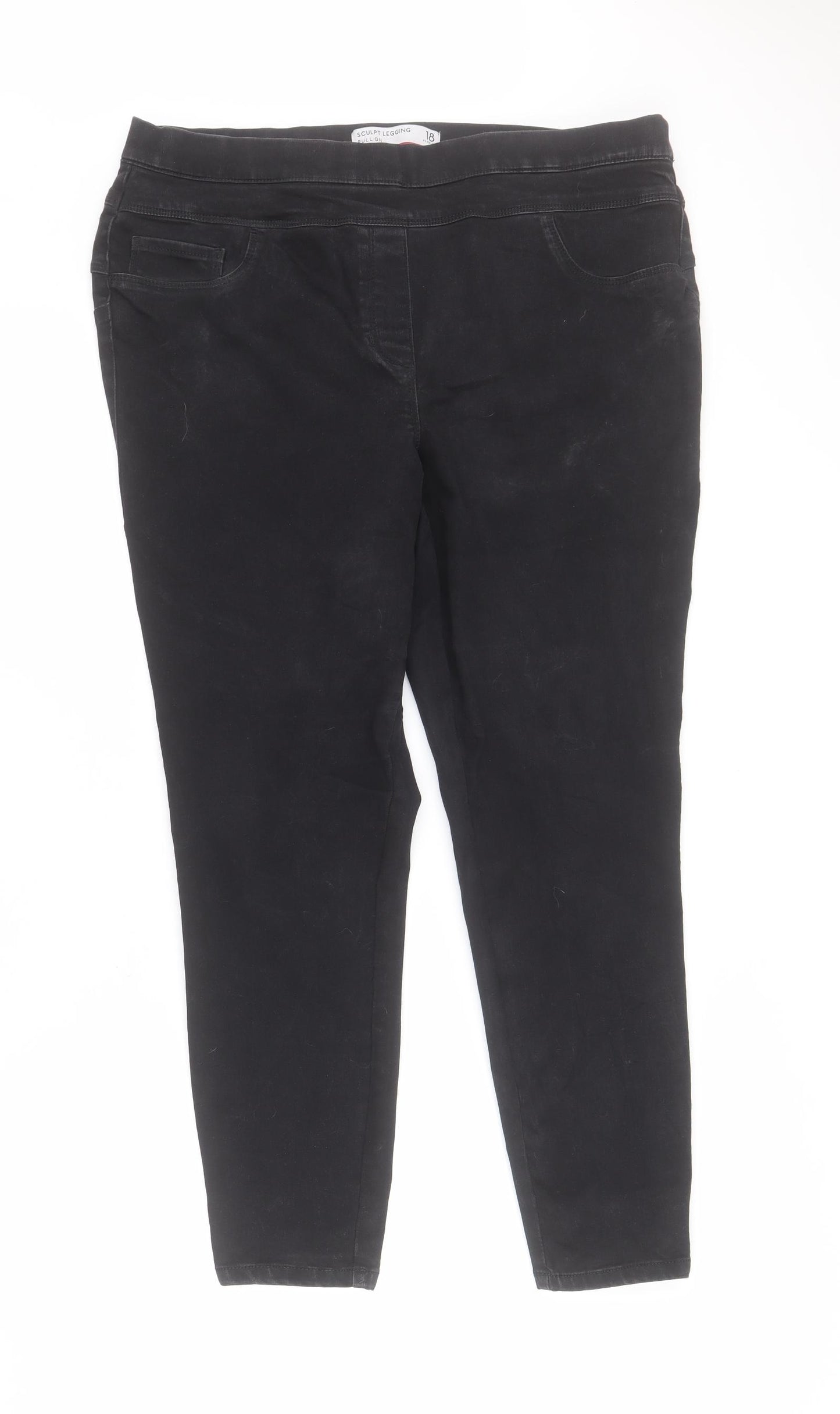 NEXT Womens Blue  Cotton Jegging Jeans Size 16 L29 in Regular