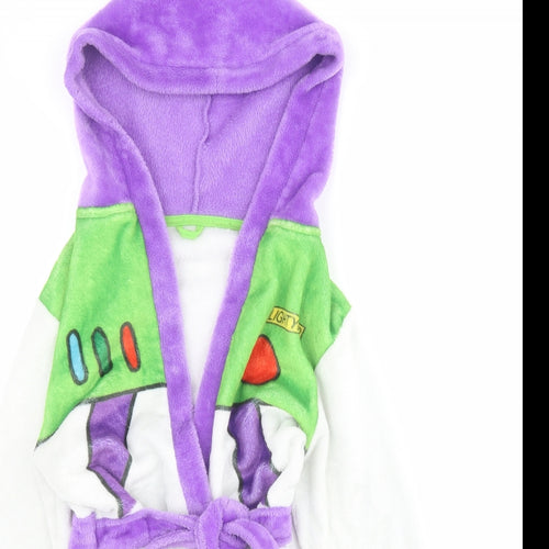 Character.co Boys Multicoloured Solid 100% Polyester  Robe Size 7-8 Years  Tie - Toy Story Buzz