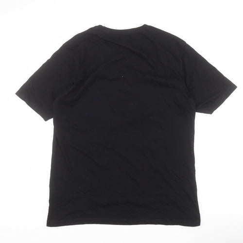 883 Police Mens Black  Cotton  T-Shirt  Crew Neck