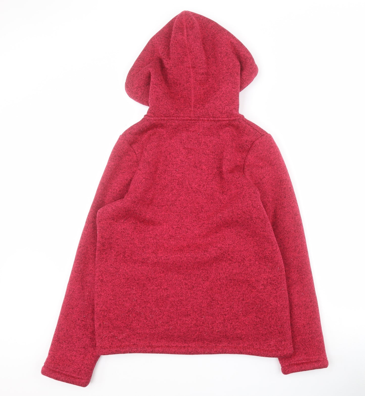 Country Rose Womens Pink  100% Polyester Full Zip Hoodie Size S  Zip