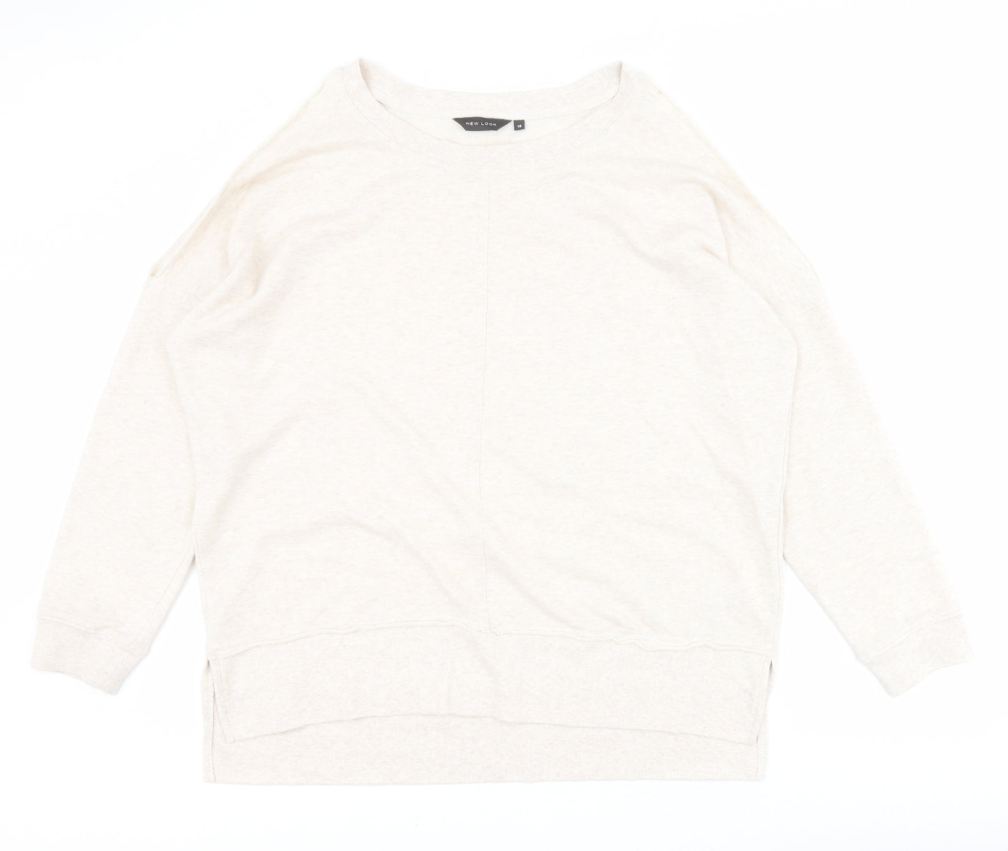 New Look Womens Beige  Polyester Pullover Sweatshirt Size 18  Pullover