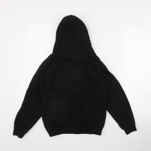 JustHoods Girls Black  Cotton Pullover Hoodie Size 9-10 Years  Pullover - 'Legends'
