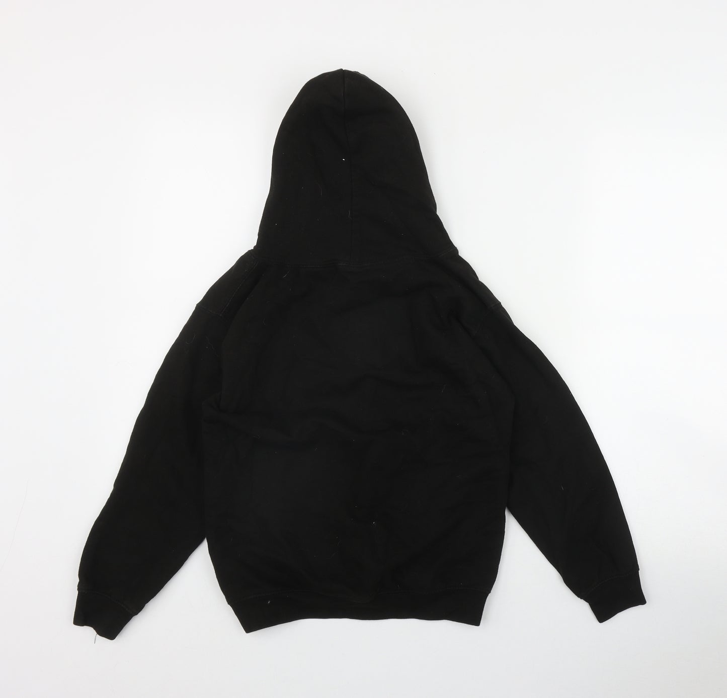 JustHoods Girls Black  Cotton Pullover Hoodie Size 9-10 Years  Pullover - 'Legends'